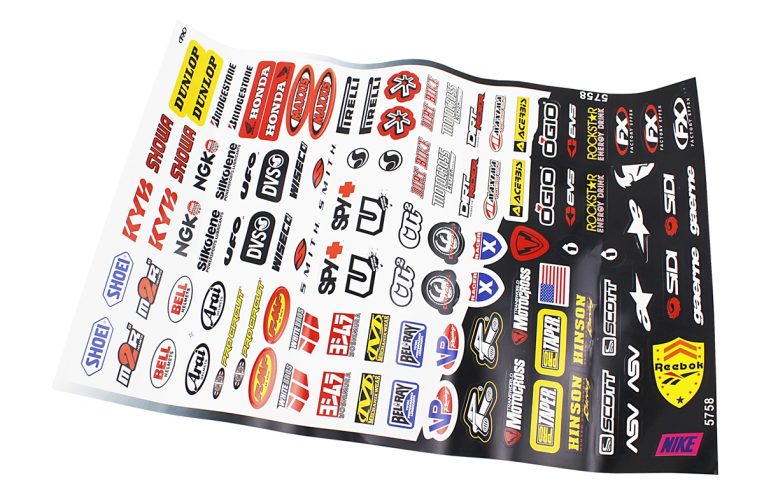 Наклейки набор 106шт “MOTORSPORТ” 5758 (33х48см)
