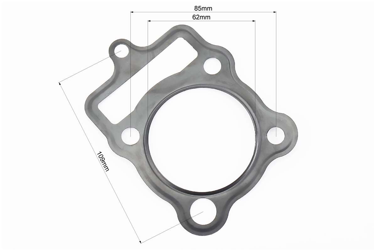 Kinlon JL150-70C Прокладка головки цилиндра CG-150cc 62мм (металл) — изображение 2