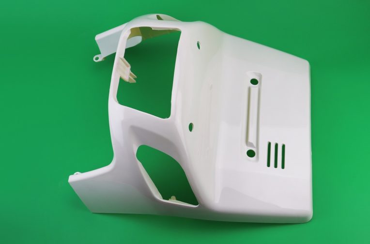 Yamaha GEAR 2Т пластик – передній основний “дзьоб”, БІЛИЙ