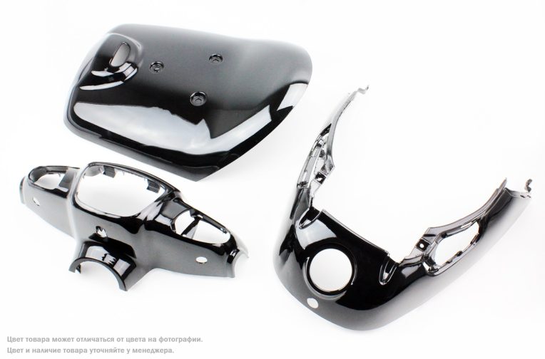 Yamaha JOG APRIO пластик – к-кт фарбовані 3 деталей, ЧОРНИЙ тип 1