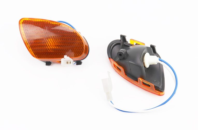 Yamaha JOG APRIO повороты передние в сборе к-кт 2шт, желтые, тип 1