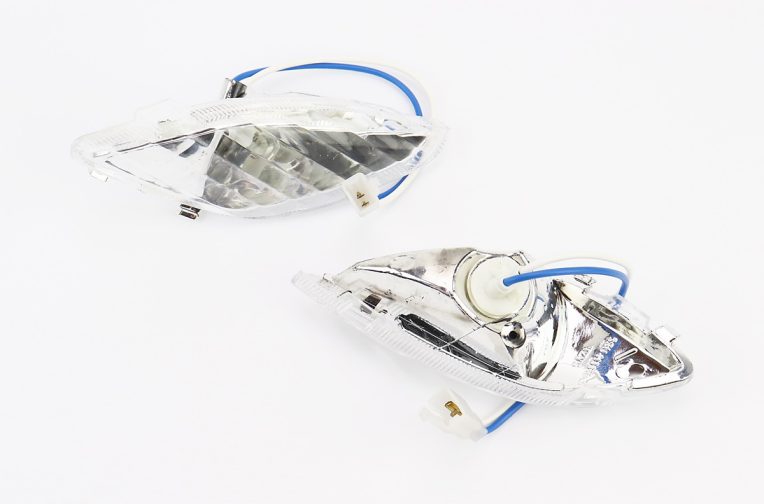 Yamaha JOG SA-16 повороты передние в сборе к-кт 2шт, прозрачные