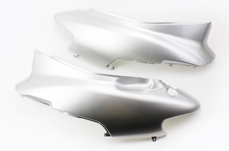 Honda DIO AF-34/35 пластик – верхний боковой лев+прав к-кт 2шт, СЕРЫЙ