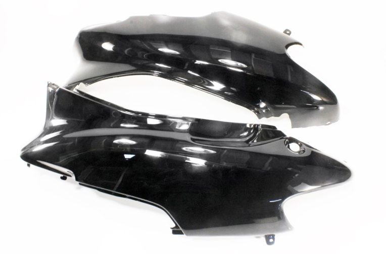 Honda DIO AF-34/35 пластик – верхний боковой лев+прав к-кт 2шт, ЧЕРНЫЙ