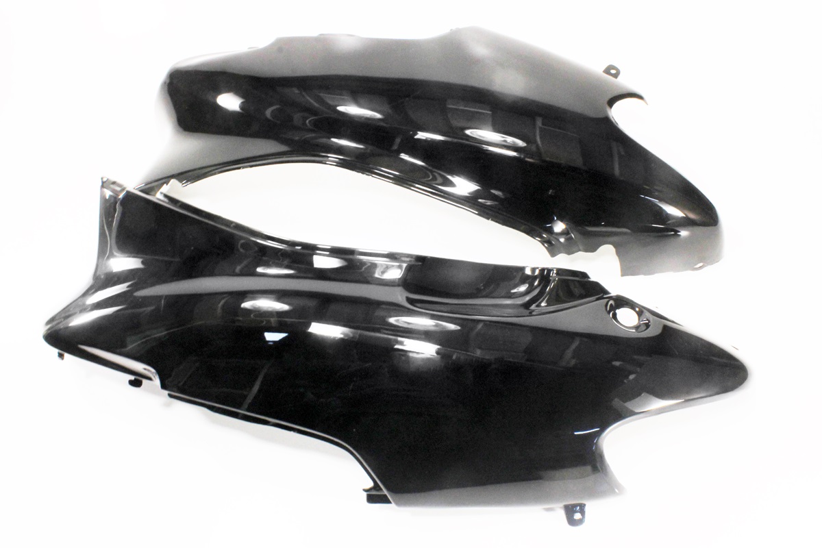 Honda DIO AF-34/35 пластик - верхний боковой лев+прав к-кт 2шт, ЧЕРНЫЙ