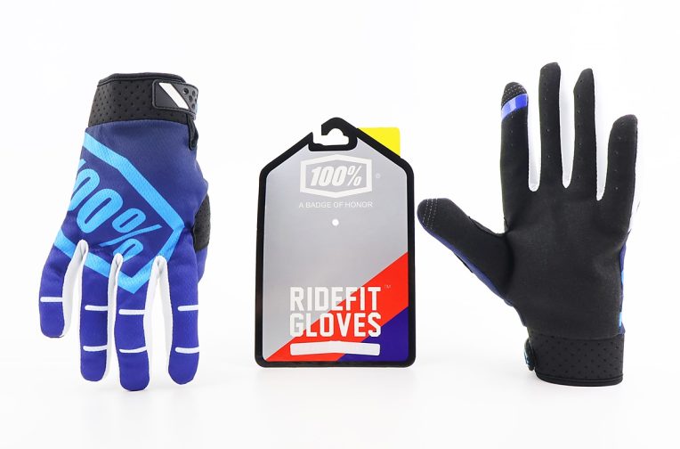 Перчатки L с силиконовыми вставками, сине-чёрные, НЕ оригинал