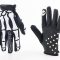 Перчатки XL с силиконовыми вставками, чёрно-белый (Кости), НЕ оригинал