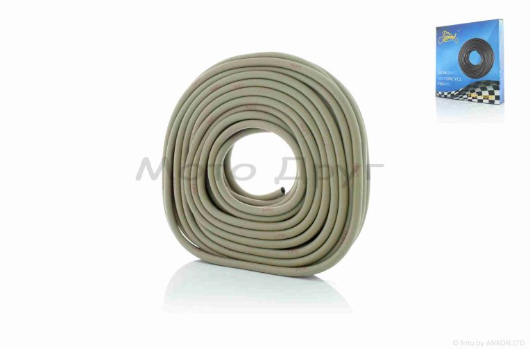 Шланг топливный  4mm, 20 метров, силиконовый  “LIPAI”  (серый, двухслойный усиленный)