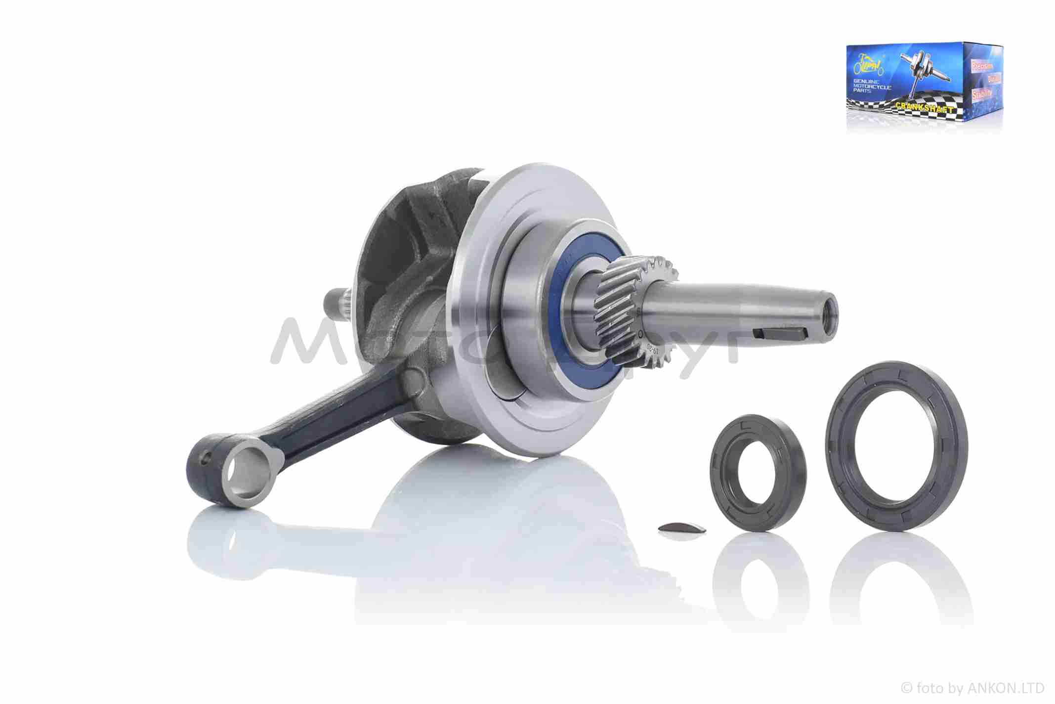 Колінвал CG125 156/157FMI, CG150 162FMJ/162FMK p-15, L-230 #PRO "LIPAI"