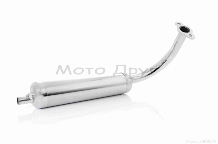 Глушитель  веломотора  2T F80  короткий  “LIPAI”