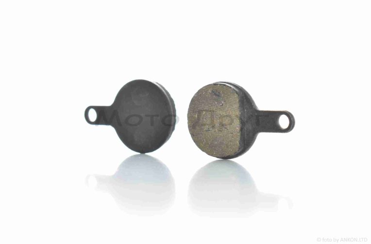 Колодки гальмівні вело  під диск, круглі, d22  #LLP-002-1