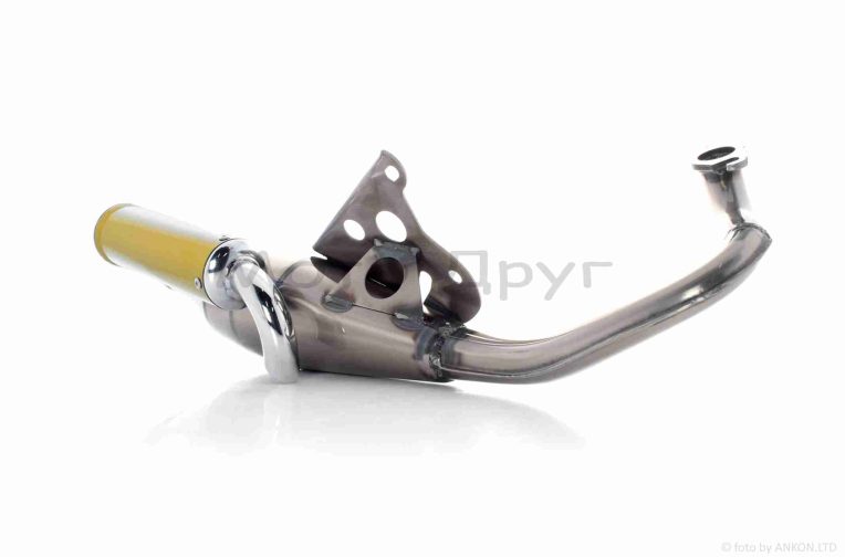 Глушитель  JOG 3KJ  нержавейка, тюнинг  (золотистый)