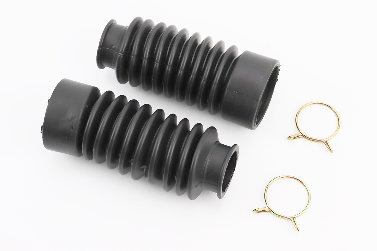 Гофра амортизатора переднего d=26/45mm; L=145mm к-кт 2шт, ЧЕРНЫЙ