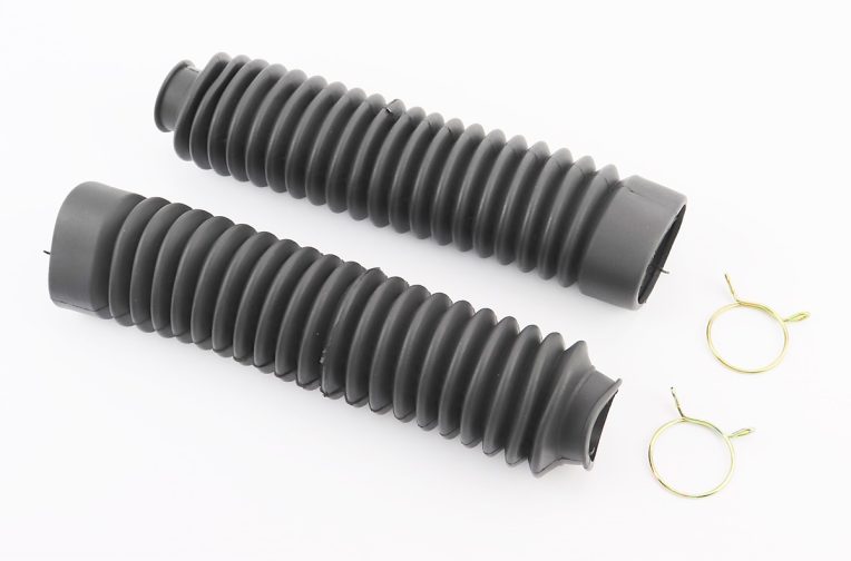 Гофра амортизатора переднего d=30/50mm; L=250mm к-кт 2шт, ЧЕРНЫЙ тип 1