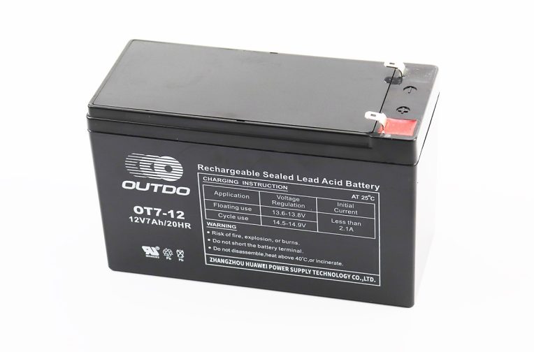 Акумулятор 12V7Ah OT7-12 кислотний (L151*W65*H94mm) для ДБЖ, іграшок та ін.