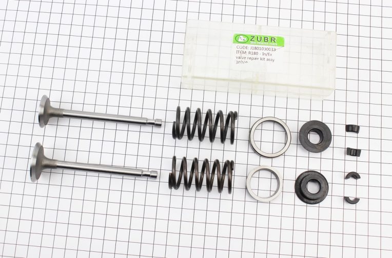 Клапан впускной (h-97; D-32; d-7), выпускной (h-97; D-27; d-7) к-кт 14шт в сборе R175A/R180NM