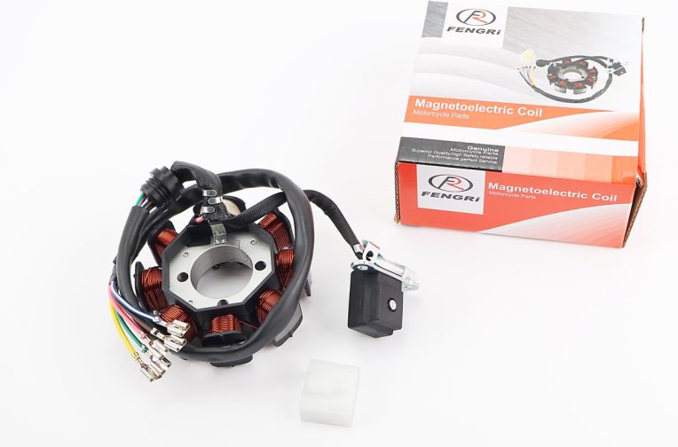 Статор магнето CG 200 (генератора) (8 котушок “5 проводів”), (d=88,5мм)