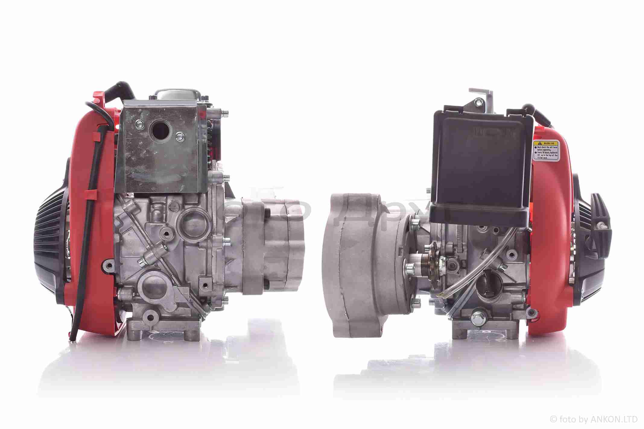 Двигатель веломотор 4T 80сс ручной стартер, в сборе "SDTW" — изображение 3