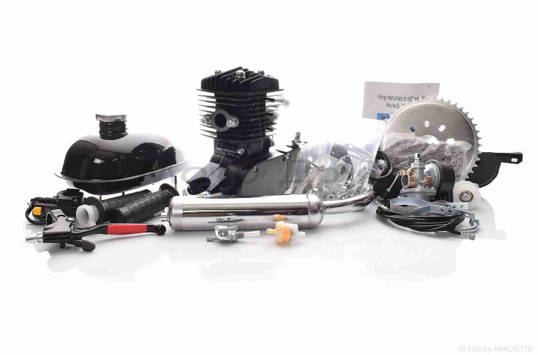 Двигун веломотор 2T 80сс без стартера, у зборі “SDTW”