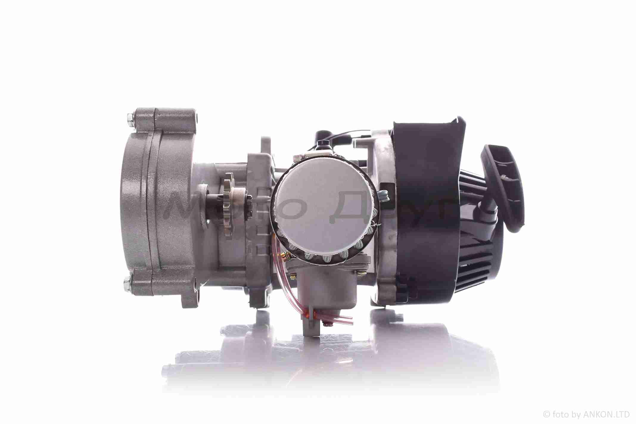 Двигун POCKET BIKE, ATV 2T 50cc (редуктор №1, карбюратор, нульовик) - Зображення 3