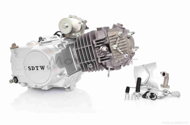 Двигун 1P56FMI 125cc, напівавтоматичний, алюмінієвий циліндр “SDTW” (Delta, Alpha, Pitbike)