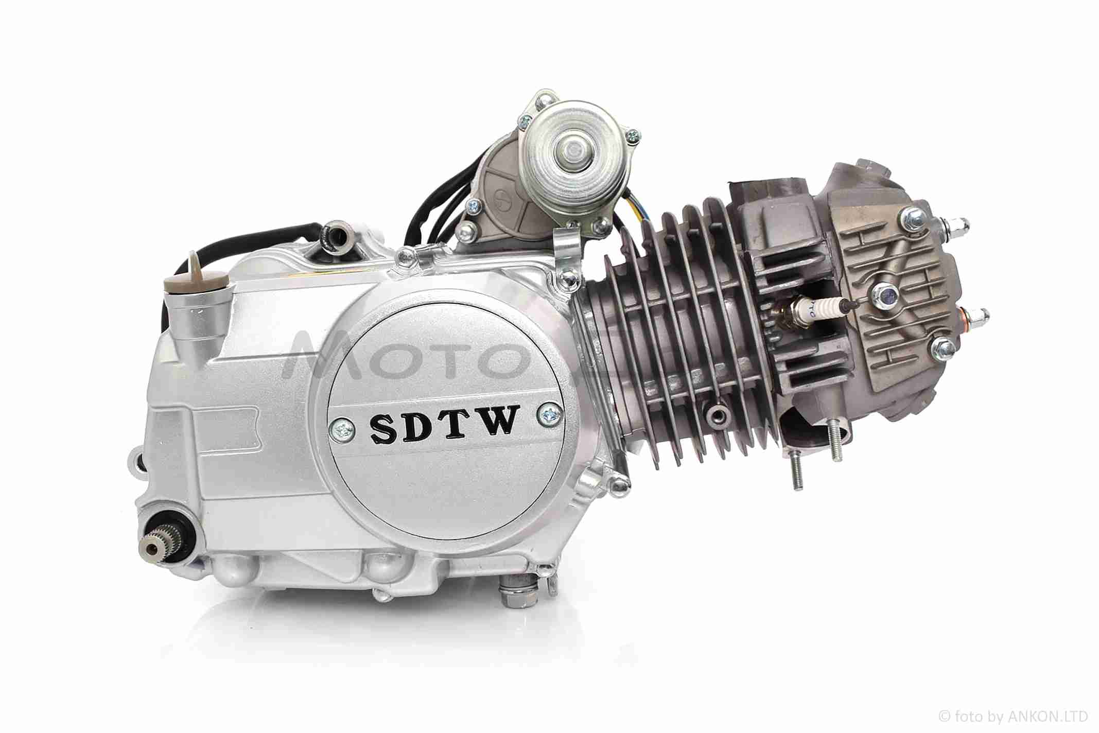 Двигун 1P56FMI 125cc, напівавтоматичний, алюмінієвий циліндр "SDTW" (Delta, Alpha, Pitbike) - Зображення 2