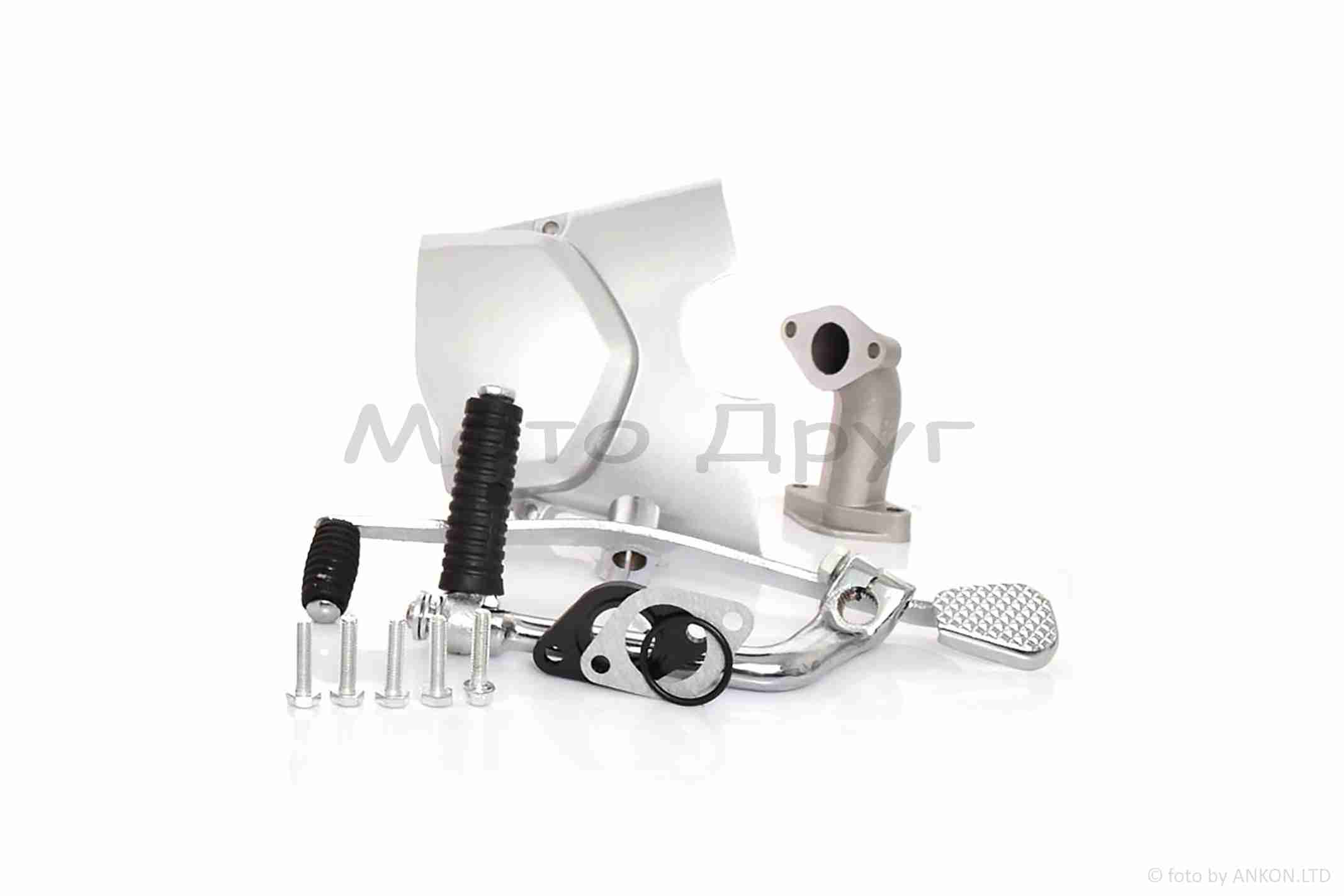 Двигун 1P56FMI 125cc, напівавтоматичний, алюмінієвий циліндр "SDTW" (Delta, Alpha, Pitbike) - Зображення 6