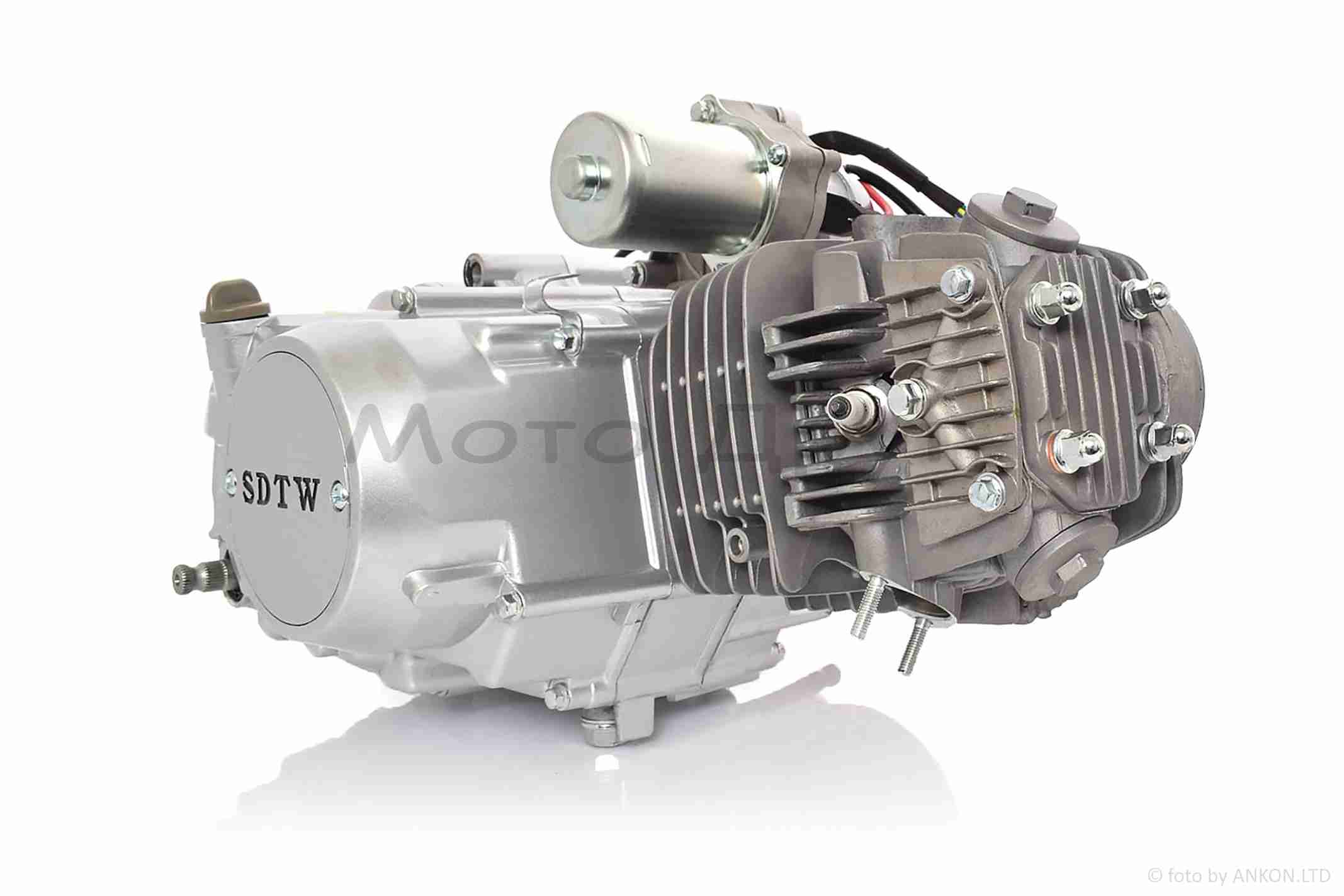 Двигун 1P56FMI 125cc, напівавтоматичний, алюмінієвий циліндр "SDTW" (Delta, Alpha, Pitbike) - Зображення 7