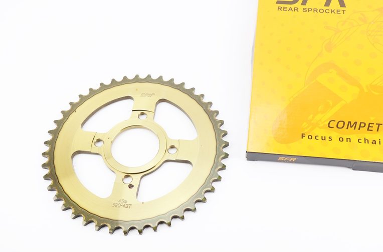 Звезда задняя 520-43T – d=58; 4отв.*90mm “каленая”, PULSAR P-180cc/Loncin- LX200GY-7A