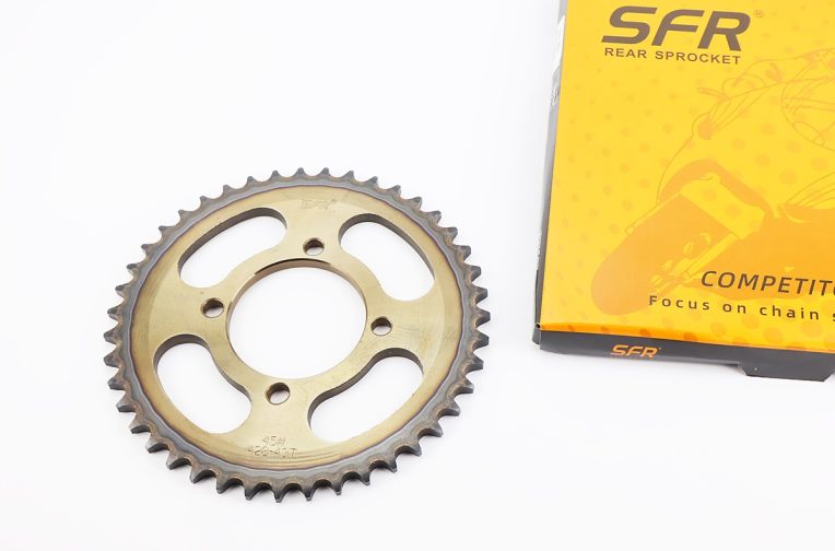 Звезда задняя RS125 – 428-43T – d=64; 4отв.*80mm “каленая” Loncin- JL200-10/Yamaha YBR125