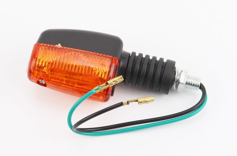 Поворот “ромб” черный (желтое стекло) “мини”