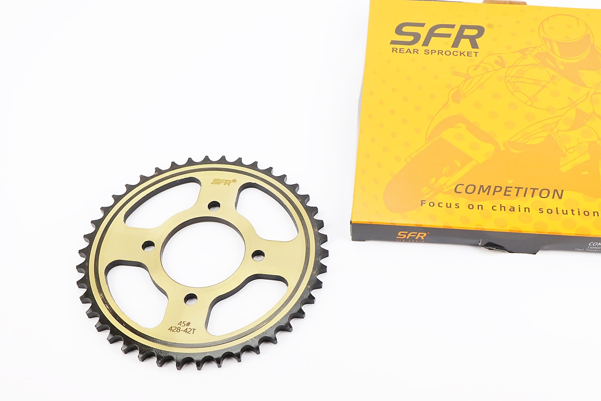 Звезда задняя JD125 - 428-42T - d=58; 4отв.*78mm "каленая"