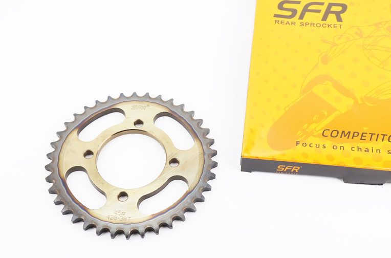 Звезда задняя RS125 – 428-38T – d=64; 4отв.*80mm “каленая” (V200N)