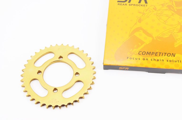 Звезда задняя RS125 – 428-38T – d=64; 4отв.*80mm GOLD (V200N)
