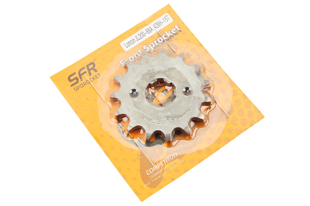 Звезда передняя CG/CB-428H-15T (под шлиц 5мм) Loncin JL200-68A/LIFAN — изображение 2