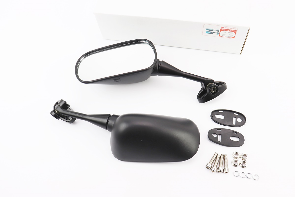 Дзеркала к-кт на мотоцикл "прямокутні" під два болта, чорний