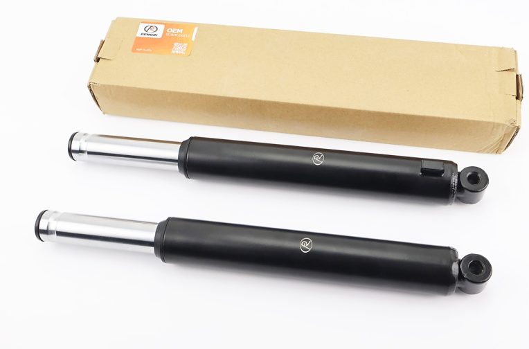 Амортизатор передний (перья), к-кт 2шт Honda DIO, 360мм (под бараб. торм.) черный