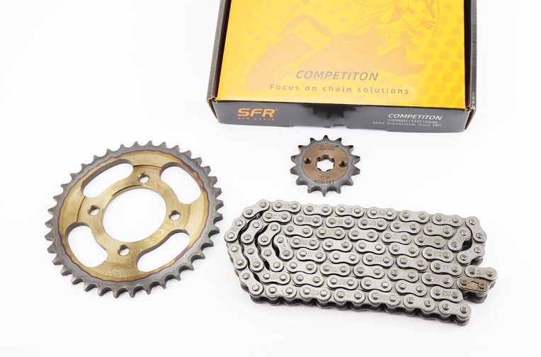 Звезды, цепь к-кт JH – 428H-116L+36T+14T (в коробке) “каленая”