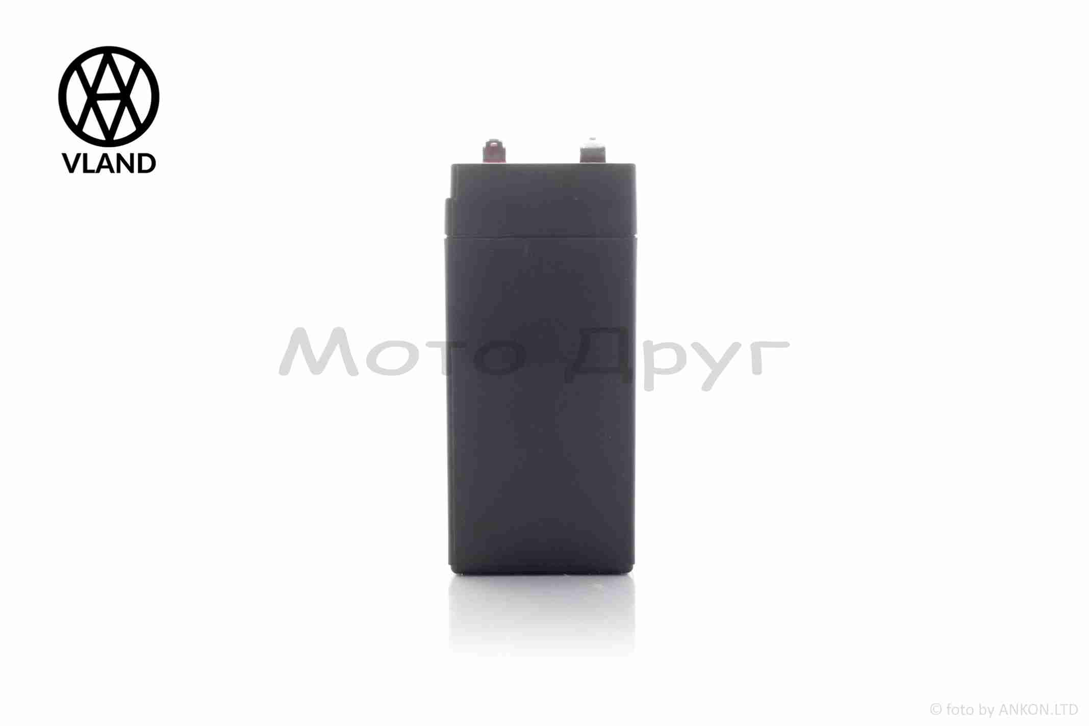 Аккумулятор SLA 6V 4.5A 70-48-100-106mm OT4.5-6 "VLAND" (2026) — изображение 3