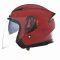Шолом відкритий  "DAVID"  (#D019, червоний глянсовий, M, окуляри, ABS)
