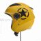 Шлем открытый  "DAVID"  (#D017, желтый Willys Star, L, ABS, черная звезда)