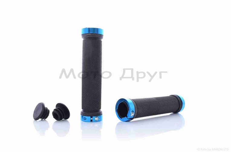 Грипси (ручки керма) вело з синім обідком