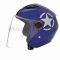 Шолом відкритий  "DAVID"  (#D017, синій Willys Star, S, ABS)