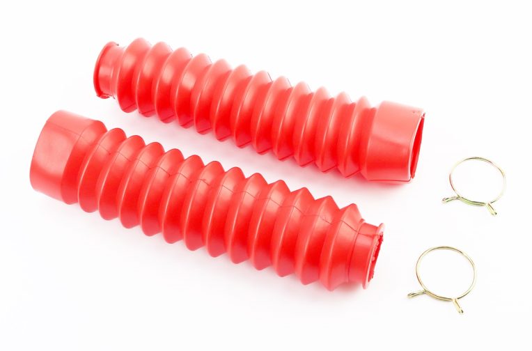 Гофра амортизатора переднего d=30/50; L=180mm к-кт 2шт, КРАСНЫЙ