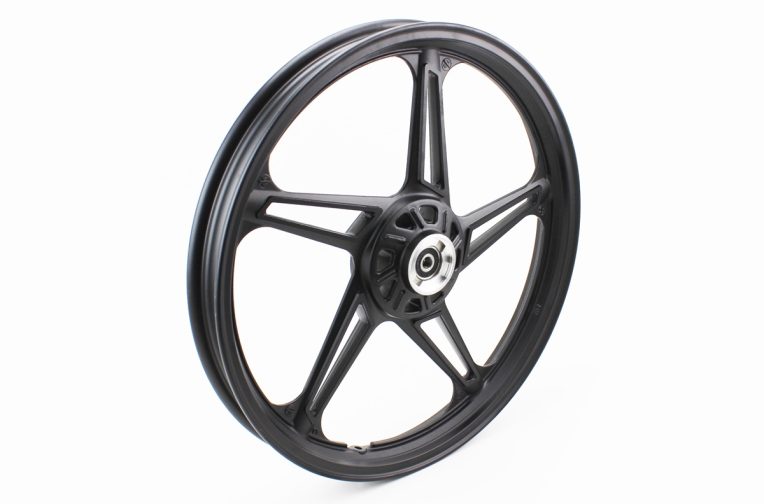 Диск колесный передний литой “под диск” 18Х1,6 “лучи”  (ось 12мм), тип 3