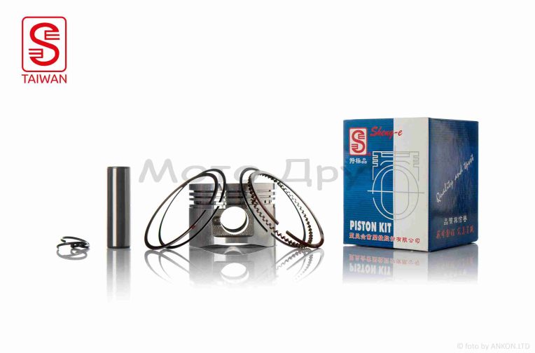 Поршень к-кт GY6 125 +0.25 52.65 “SEE” (Sheng-E) ТАЙВАНЬ