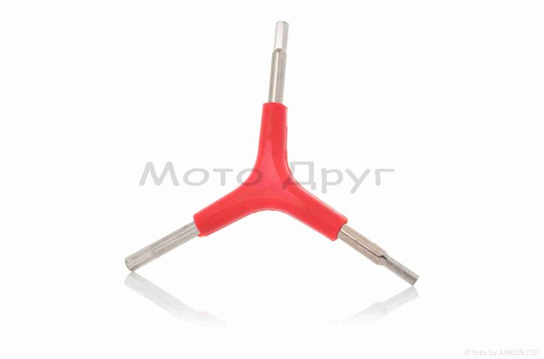 Мультиинструмент для вело  3в1, шестигранник 4/5/6mm  #GJB-032