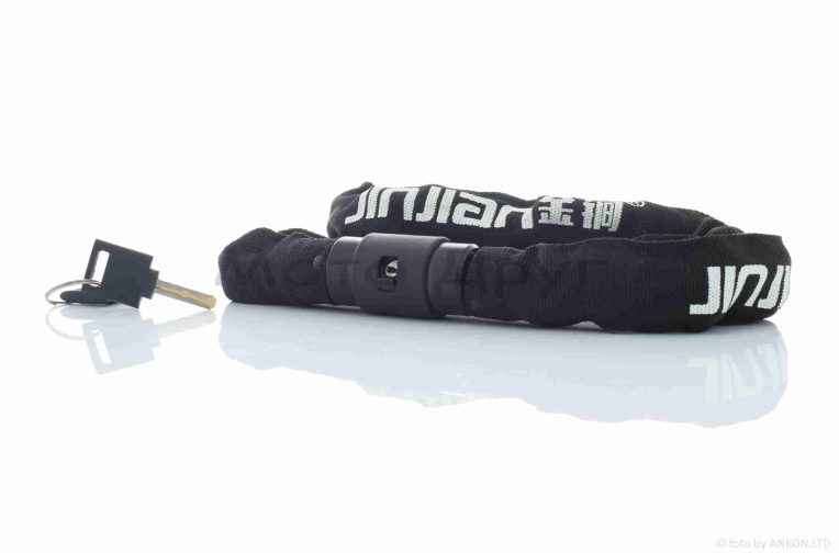 Замок противоугонный (цепь), два ключа  “JINJIAN”  #SUO-003