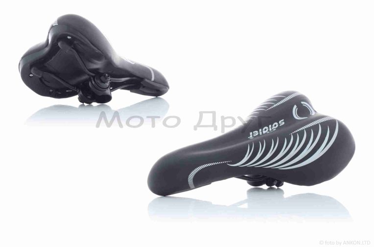 Седло детское вело  спортивное  #ZD-012  “SADDLE”  (черно-серое)