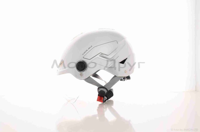 Шолом відкритий  “DAVID”  (#D317, сріблястий, S-M-L, ABS)